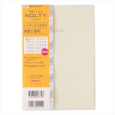 2026年4月始まり手帳 月間 A5 NOLTY アクセス Depot 日曜始まり ホワイト