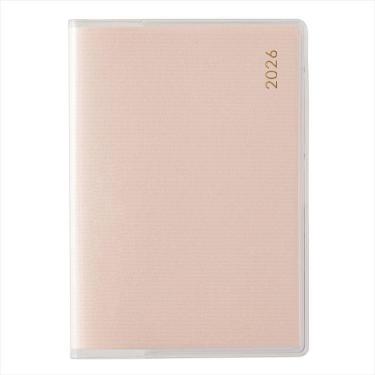 2026年4月始まり手帳 月間 B7 ペイジェム Petit 日曜始まり ライトピンク