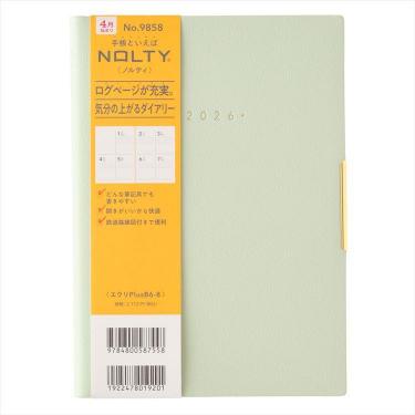 2026年4月始まり手帳 週間ブロック B6 NOLTY エクリ Plus ミント