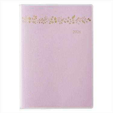 2026年4月始まり手帳 月間 B6 ペイジェム アイダにメモ 日曜始まり ラベンダー