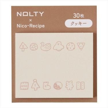 ノルティ 付箋 ニコレシピ クッキー