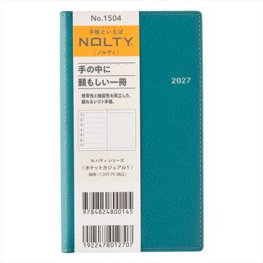 2027年1月始まり手帳 週間レフト B7 NOLTY ポケットカジュアル