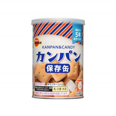 ブルボン 缶入カンパン 100g 5年保存 キャンディー入り