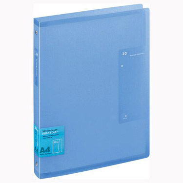 A4バインダーノート ファシル 30穴 ブルー