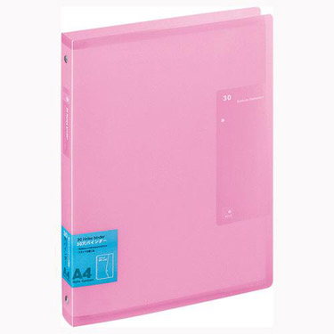 A4バインダーノート ファシル 30穴 ピンク
