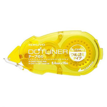 テープのり ドットライナー弱粘着 つめ替えテープ