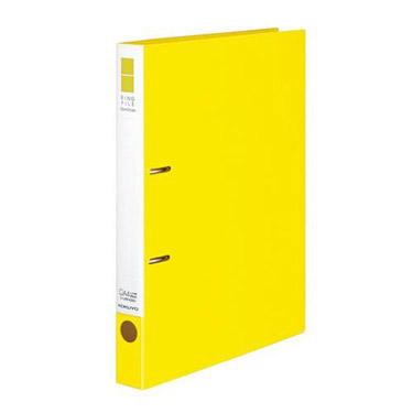 リングファイル スリムスタイル A4 220枚収容 黄