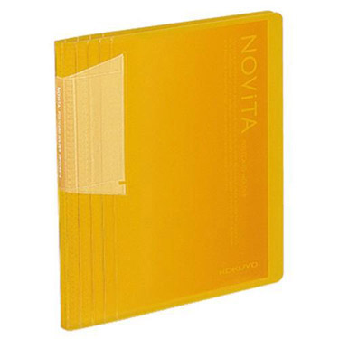 ポストカードホルダー A6 ノビータ 固定式 黄