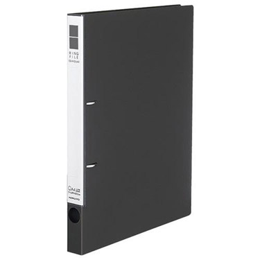 リングファイル スリムスタイル A4 180枚収容 グレー