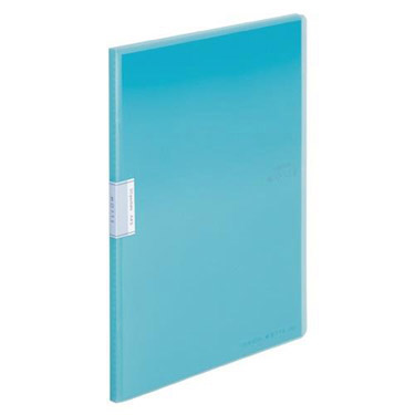 コクヨ クリヤーブック motte（モッテ）固定式 A4縦 20枚ポケット ライトブルー