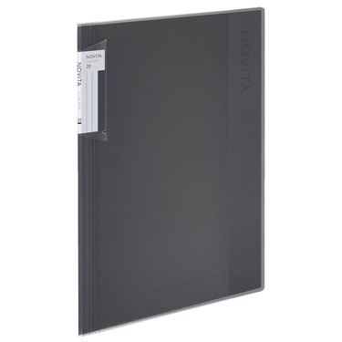 クリヤーブック ノビータ 固定式 A4 20枚 ブラック