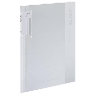 クリヤーブック ノビータ 固定式 A4 40枚 透明