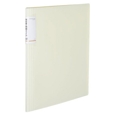 領収書&明細ファイル 固定式 ノビータ 48ポケット ホワイト
