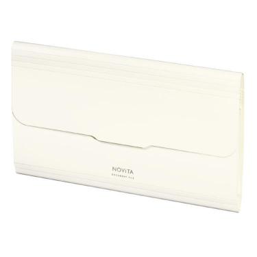 書類ファイル ノビータ 封筒 6ポケット ホワイト