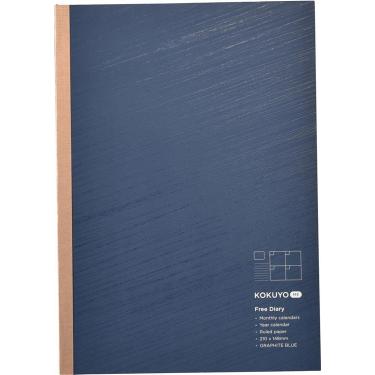 フリーダイアリー A5 グラファイトブルー