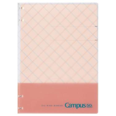 キャンパス ノートのように使えるバインダー B5 50周年記念 ライトピンク
