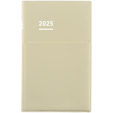 2025年3月始まり 週間バーチカル B6スリム ジブン手帳 Bizミニ ライトベージュ