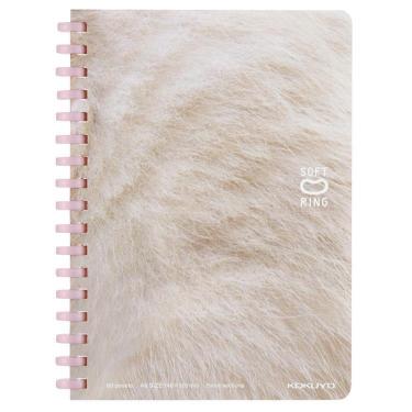 ソフトリングノート A6 10周年記念 ぷにぷに子ねこ 白猫