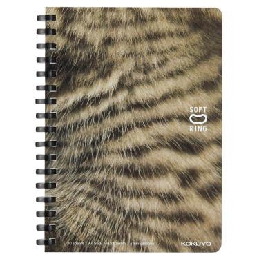 ソフトリングノート A6 10周年記念 ぷにぷに子ねこ キジトラ