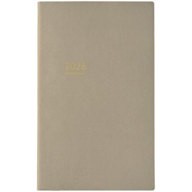2025年12月始まり 週間バーチカル A5スリム ジブン手帳 Lite ベージュ