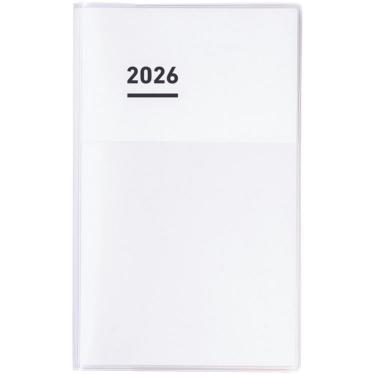 2025年11月始まり 週間バーチカル B6スリム ジブン手帳 スタンダード ミニ ホワイト