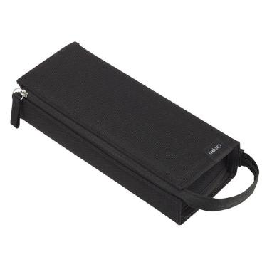 トレーになって一覧できるペンケース ブラック