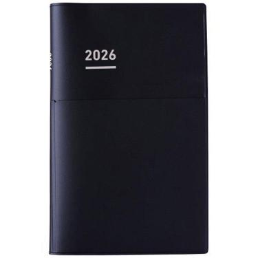 2026年4月始まり 週間バーチカル B6 スリム ジブン手帳Biz mini ブラック