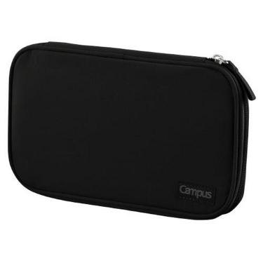 ノートのように開くペンケース ブラック