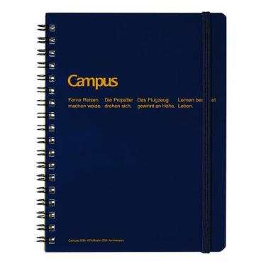 Campus×Rollbahn リングメモ L ダークブルー