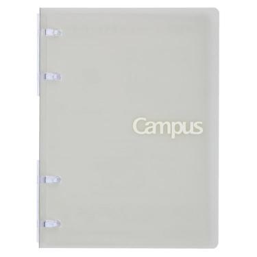 キャンパス ノートのように使えるバインダー A6 40枚収容 グレー