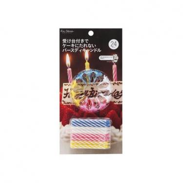 バースディキャンドル 24本入