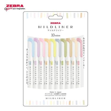 マイルドライナー 蛍光ペン やさしさマイルド&ナチュラルマイルド 10色セット