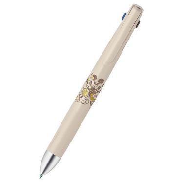 ブレン4+S 多機能ペン（4色ボールペン・シャープペン） 0.5mm ディズニー ミッキー&ミニー グレージュ