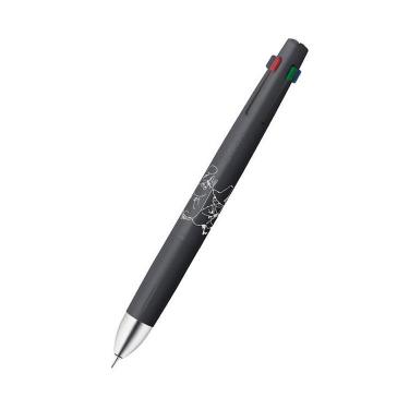 ブレン4+S 多機能ペン（4色ボールペン・シャープペン） 0.5mm ムーミン ブラック