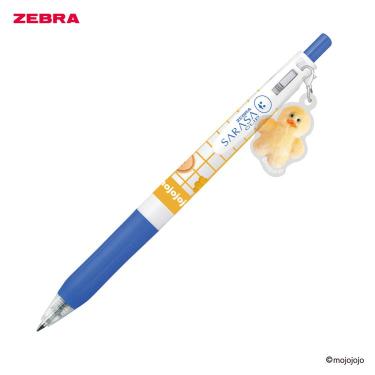 サラサクリップ ボールペン チャーム付き 0.5mm mojojojo ゲルインク ペールブルー