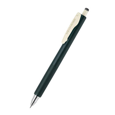 サラサナノ 0.3mm ゲルインク グリーンブラック