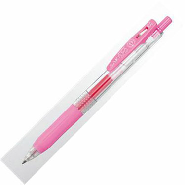 サラサクリップ 0.5mm ゲルインク 暖色系 ライトピンク