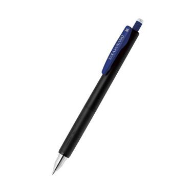 青と黒のストライプボールペン サラサナノ 0.38mm ゲルインク ボールペン 黒(黒