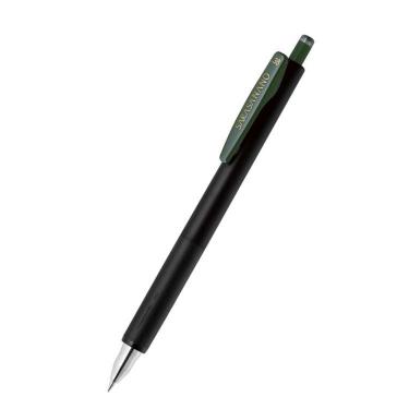 サラサナノ ボールペン 0.38mm ゲルインク グリーンブラック