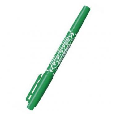 マッキーケア極細つめ替えタイプ 油性ペン 緑