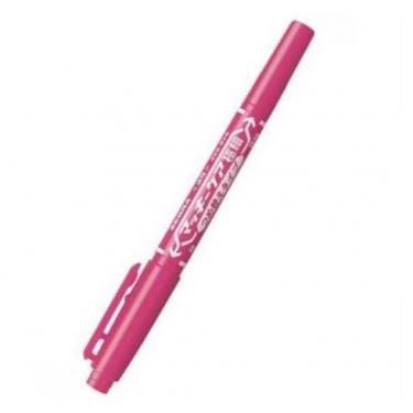 マッキーケア極細つめ替えタイプ 油性ペン ピンク