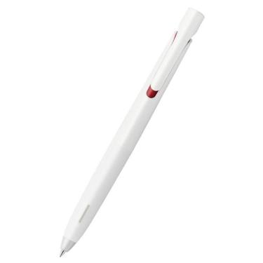 ブレン 0.7mm ボールペン 白軸 赤インク