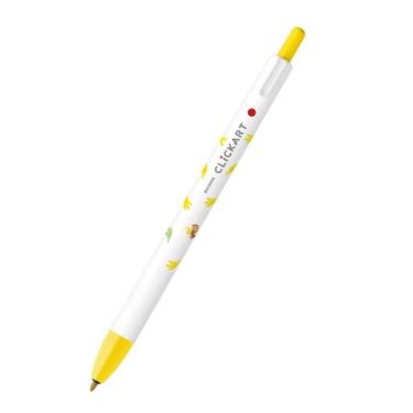 クリッカート ノック式水性カラーペン ユルカワフェスティバル 黄