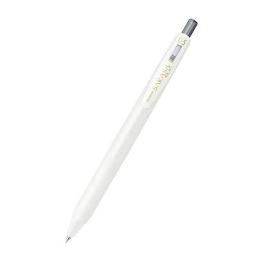 サラサクリップ ボールペン 0.5mm ゲルインク モノクローム ホワイト