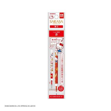 サラサクリップ ボールペン替芯 JF-0.5 ゲルインク 0.5mm サンリオキャラクターズ ハローキティ 赤