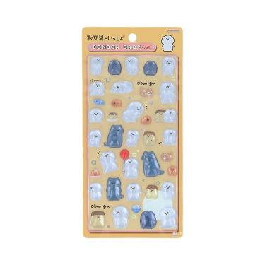 ボンボンドロップシール お文具といっしょ お文具さん