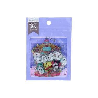 ステッカーセット コジコジ×サンリオキャラクターズ バイオレット