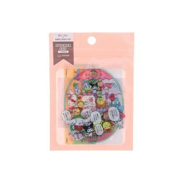 ステッカーセット コジコジ×サンリオキャラクターズ ピンク