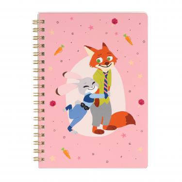 ダブルリングノート B6 ズートピア ニック&ジュディ