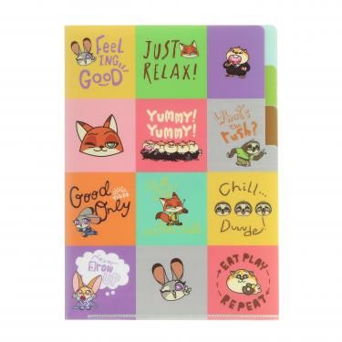 3Pクリアファイル A5 ズートピア 集合